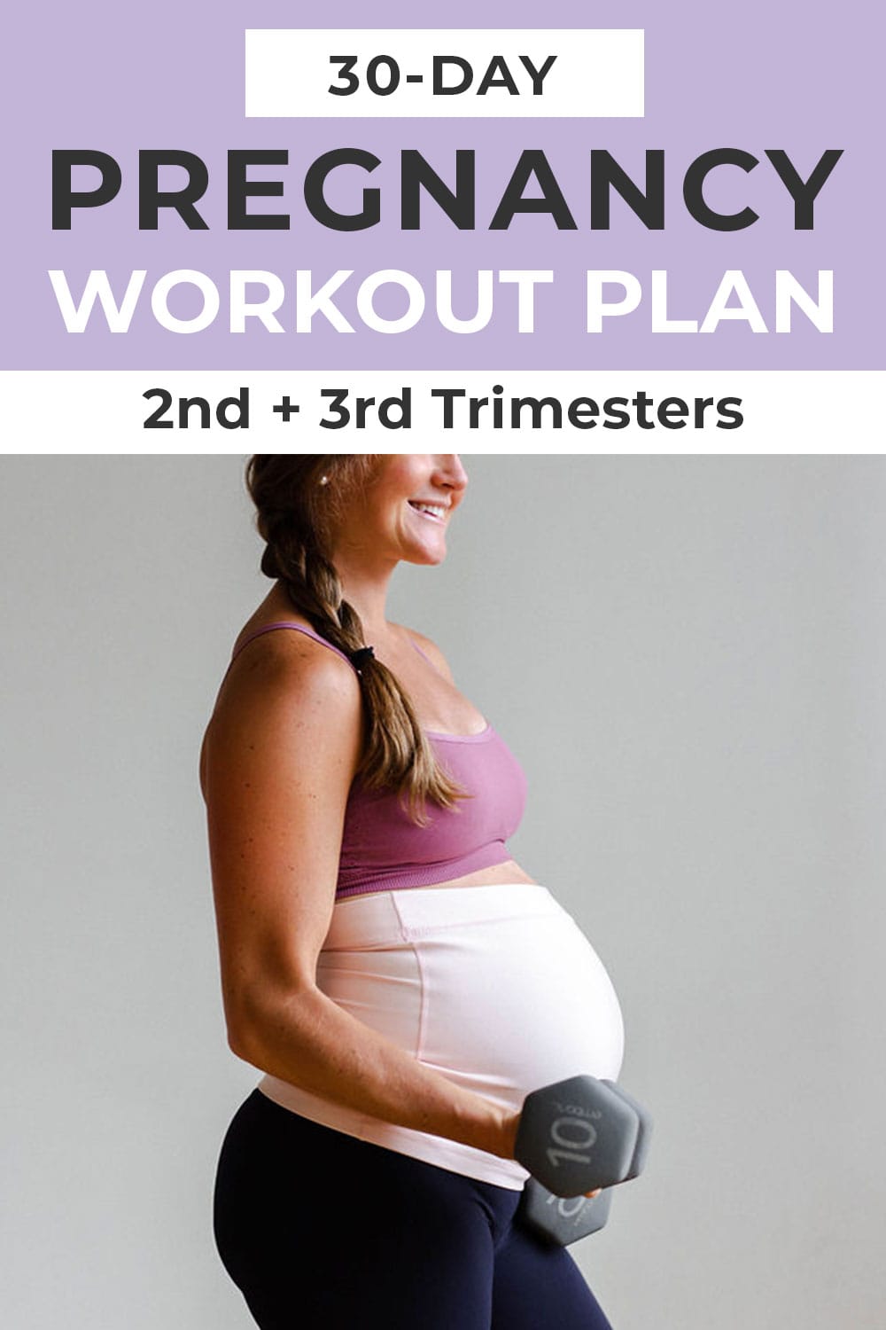 Free Pregnancy Workout Plan by Trimester Nourish Move Love