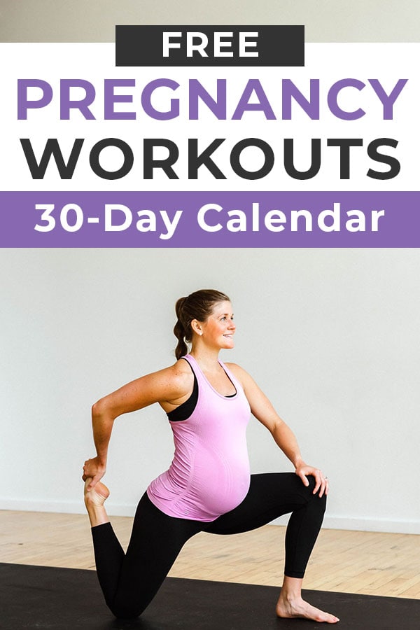 30-Day Pregnancy Workout Plan | Nourish Move Love