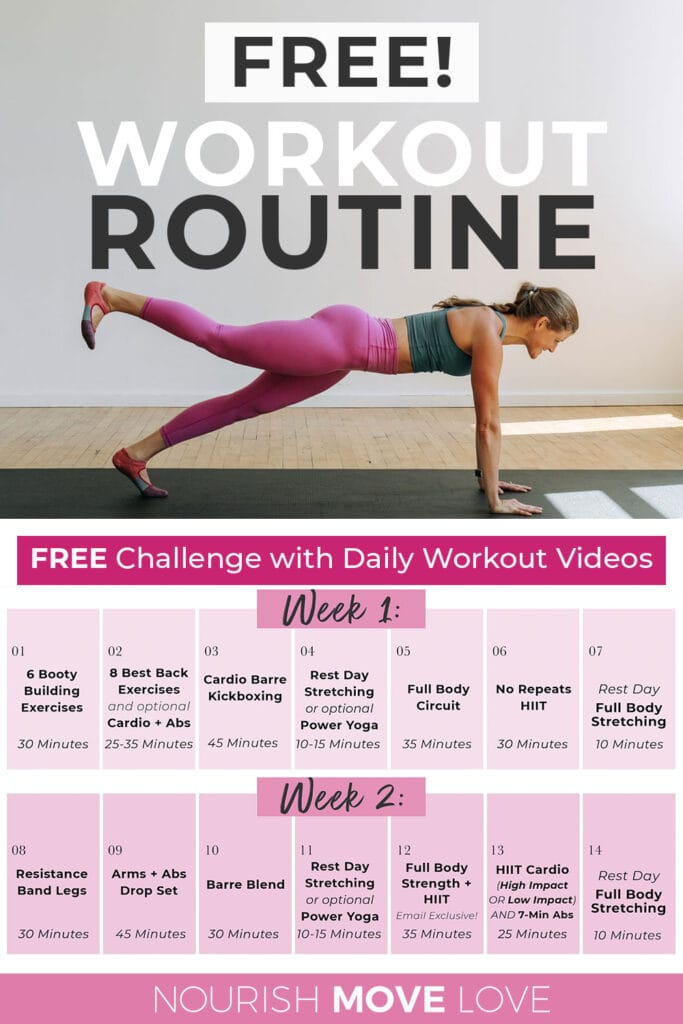 30 Minute 14 Day Workout Plan for Weight Loss