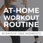 At Home Workout Plan Pin