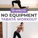 Pin for Pinterest of cardio kickboxing tabata workout