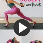 Pin for Pinterest of yoga sculpt workout