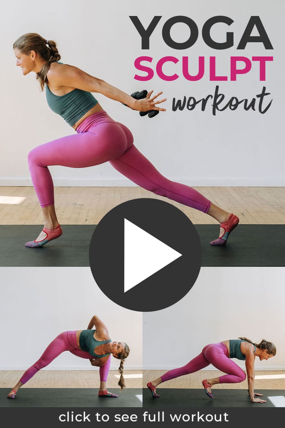 30Minute Yoga Sculpt Workout (Video) Nourish Move Love