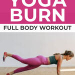 Pin for Pinterest of yoga sculpt workout