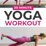 Pin for Pinterest of yoga sculpt workout