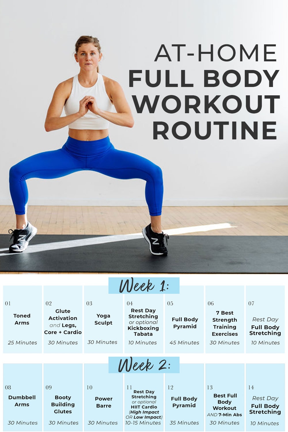 14 Day Challenge (FREE Home Workout Plan) Nourish Move Love