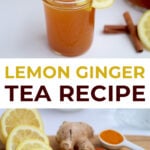 Pin for Lemon Ginger Turmeric Morning Tea for immunity