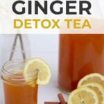 Pin for Lemon Ginger Turmeric Morning Tea for immunity