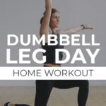 Dumbbell Leg Workout At Home