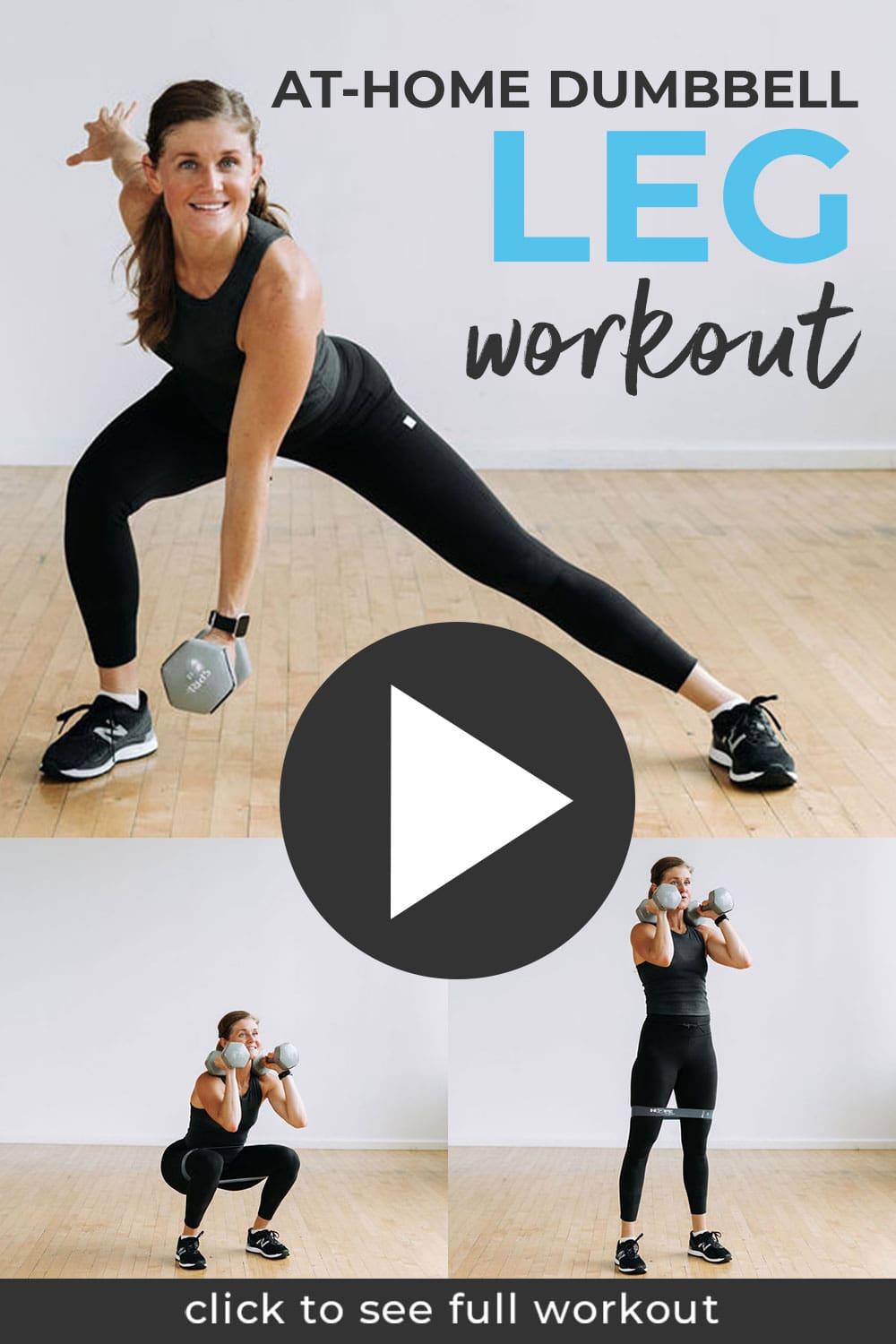 45Minute Dumbbell Leg Workout (Drop Set) Nourish Move Love