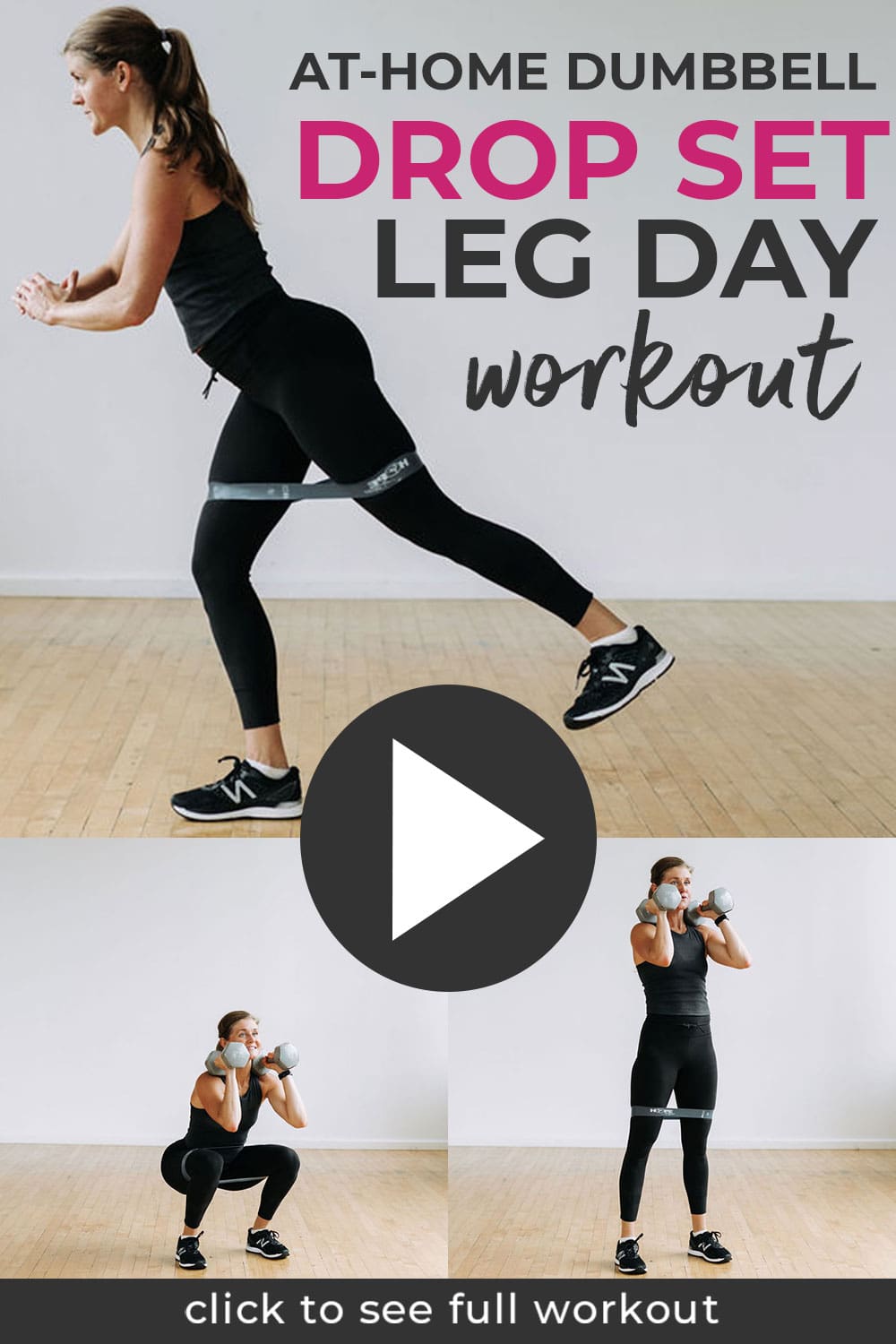 45Minute Dumbbell Leg Workout (Video) Nourish Move Love