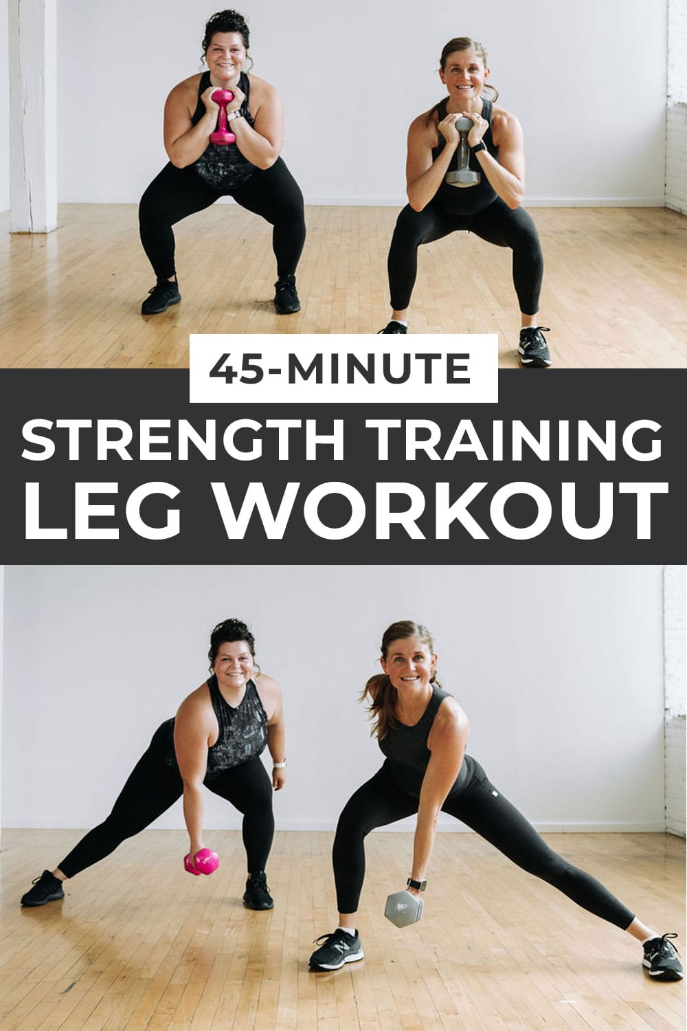 45-Minute Dumbbell Leg Workout (Video) | Nourish Move Love