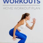 Pin for Pinterest of free workout challenge