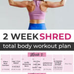 Pin for Pinterest of free workout challenge