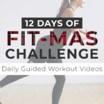 Pin for Pinterest of free workout challenge