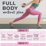 Pin for Pinterest of free workout challenge