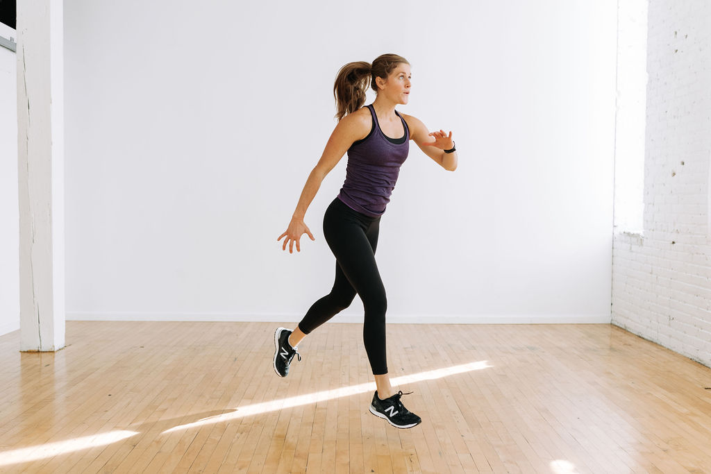 Jump Lunge exercise Nourish, Move, Love