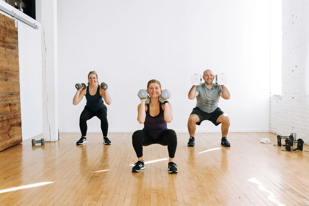 Squat with Dumbbells | At Home circuit Workout