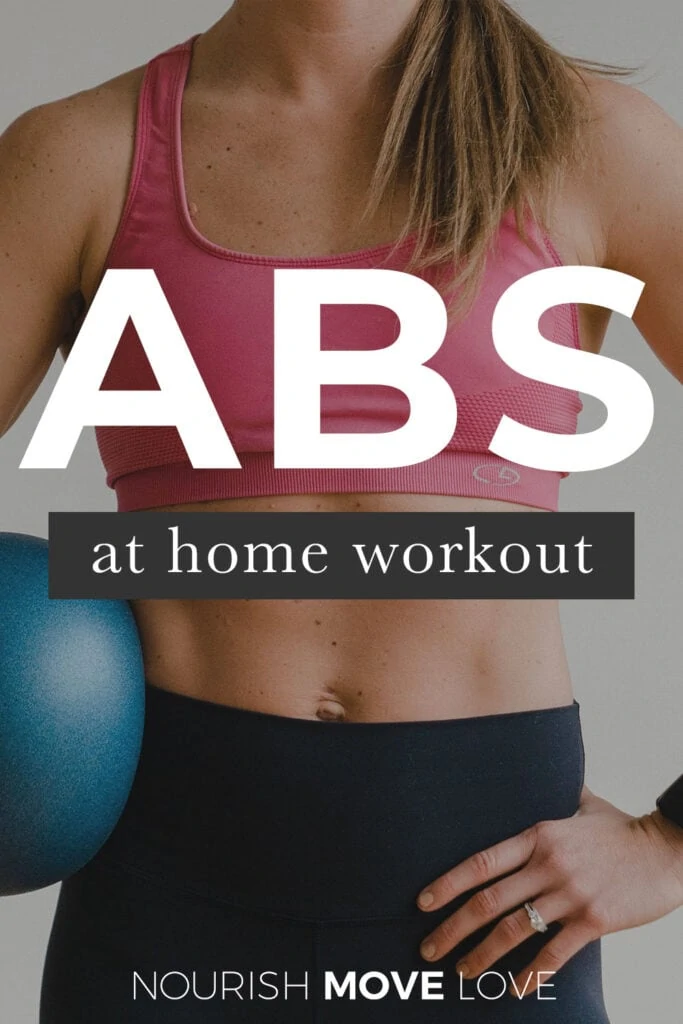 ab workouts for women at home