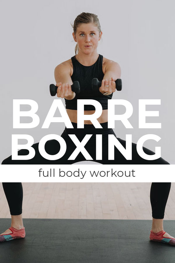Cardio Kickboxing + Barre Workout (Burn 400 Cals