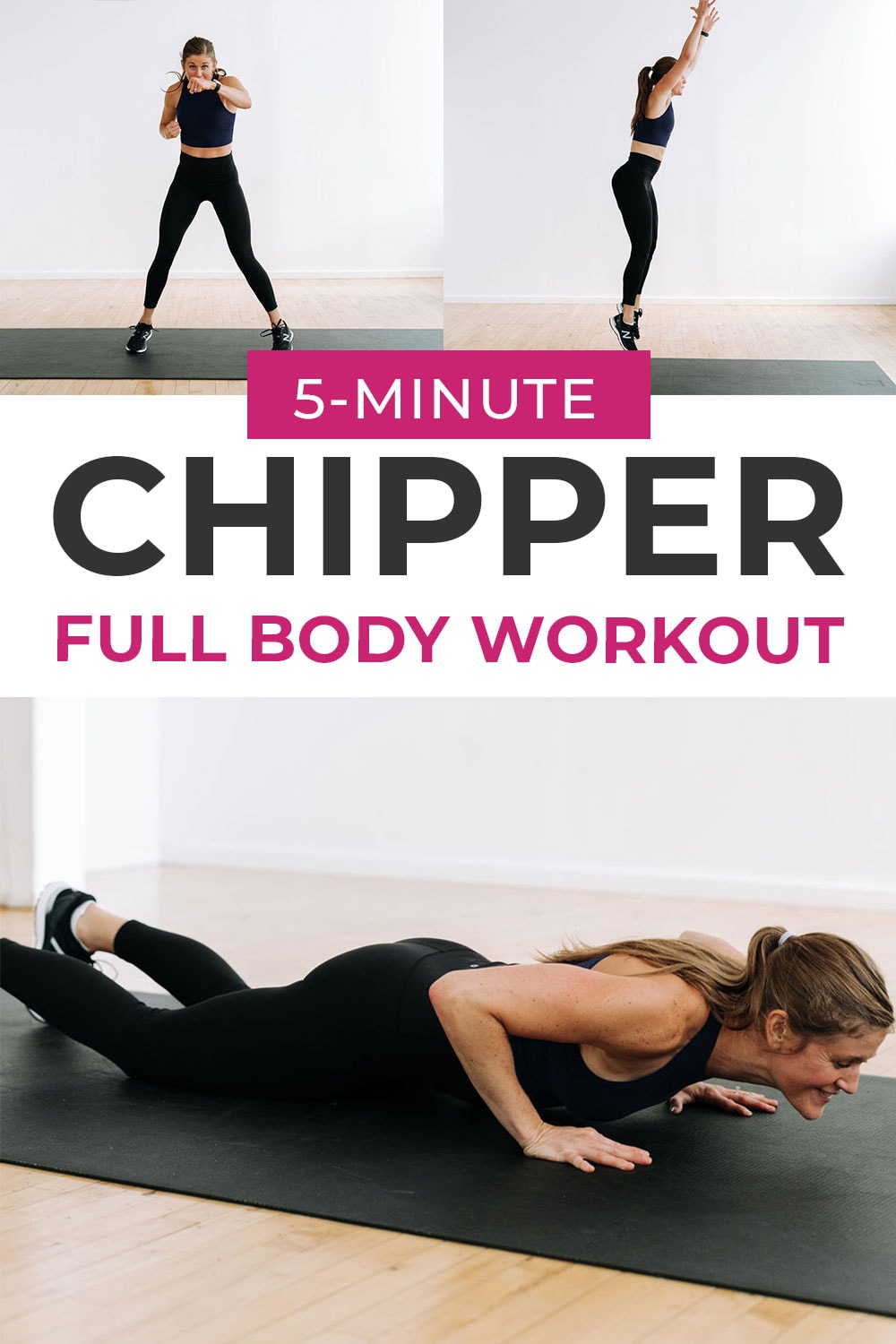 Chipper Workout Pin for Pinterest Nourish, Move, Love