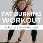 Fat Burning Workout Pin for Pinterest