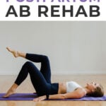 5 Bodyweight Postpartum Ab Exercises (Diastasis Recti Recovery