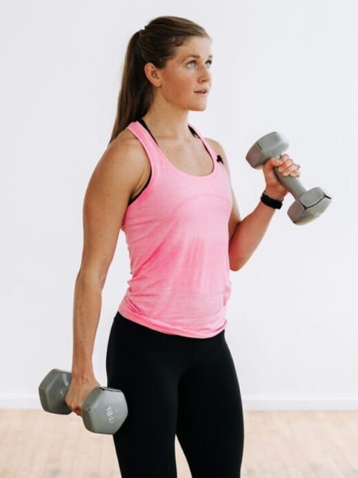 Strength Training at Home | Hammer Curl to target Biceps