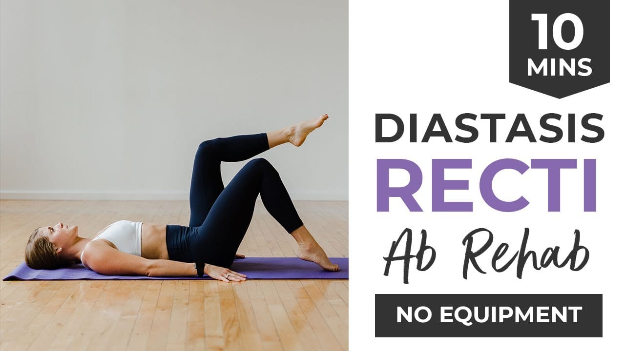 Easy Postpartum Ab Exercises Diastasis Recti Tutorial Pics