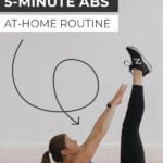 Pin for Pinterest of intense ab workout