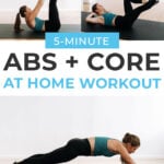 Pin for Pinterest of intense ab workout