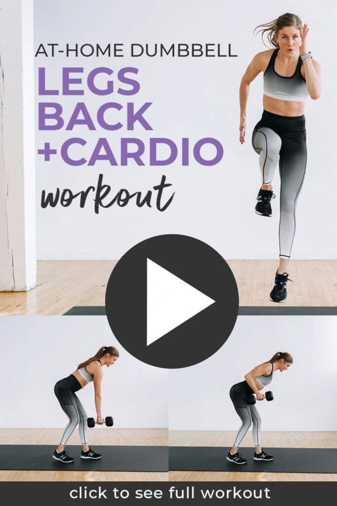 Legs and Back Workout for Pinterest