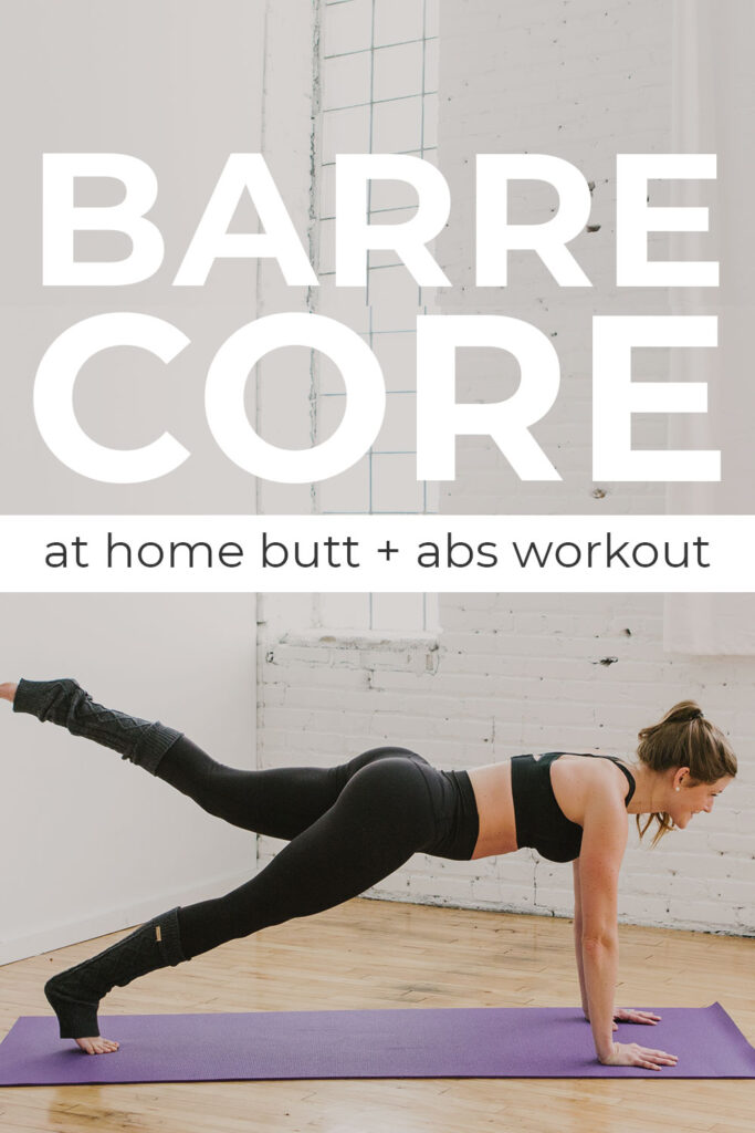 Barre Core Workout or Mat Ab Workouts | pin for pinterest
