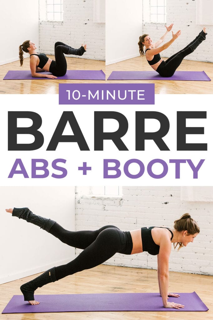 10 Minute Barre Core Workout At Home