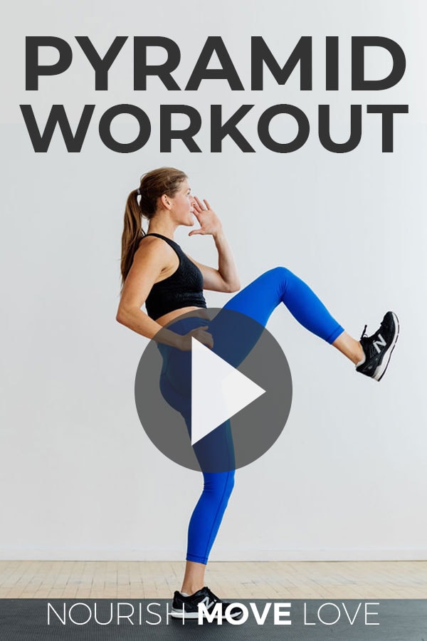 Full Body Resistance Training Pyramid Workout at home