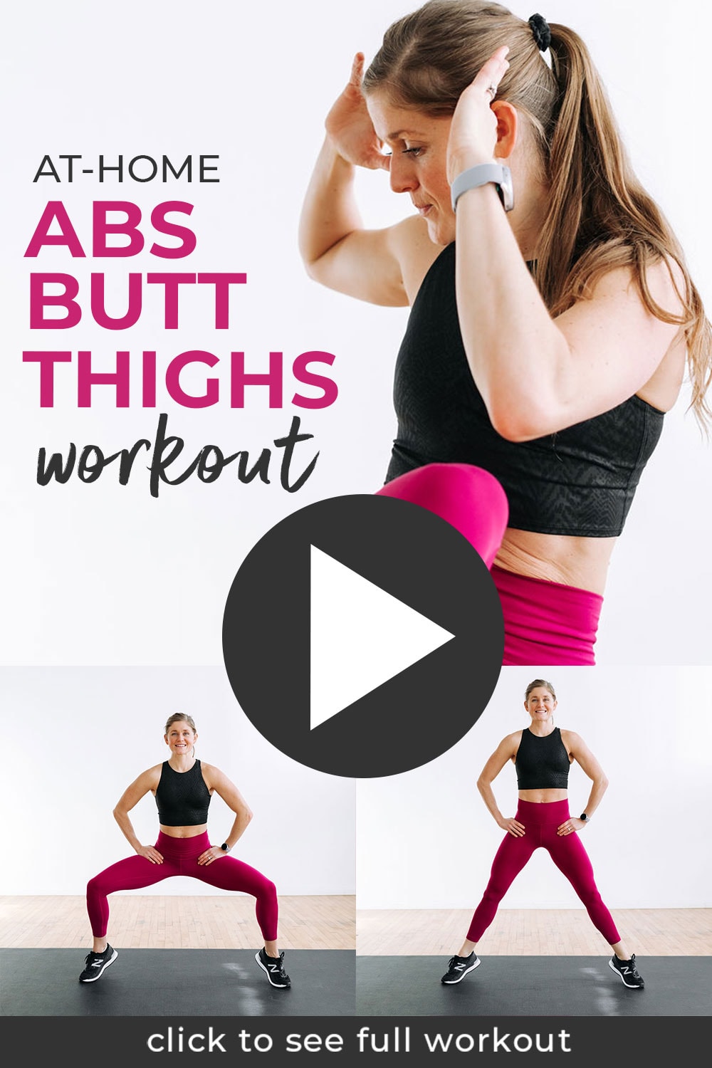15 Minute Abs Butt And Thigh Workout Nourish Move Love