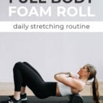 Pin for Pinterest of the best foam rolling exercises