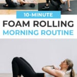 Pin for Pinterest of the best foam rolling exercises