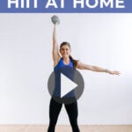 Pin for Pinterest HIIT for Beginners, Full body low impact HIIT workout