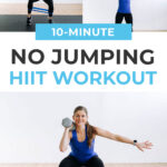 Pin for Pinterest HIIT for Beginners, Full body low impact HIIT workout