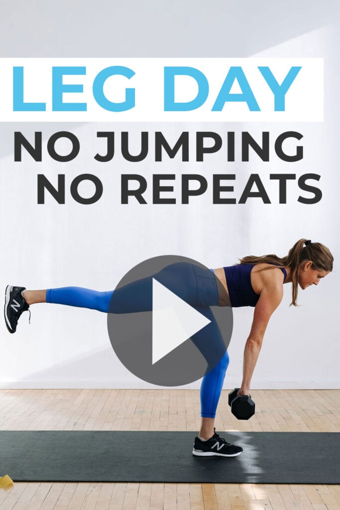 Leg Workout No Jumping Lower Body Strength Training