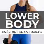 Lower Body Workout | no jumping and no repeats