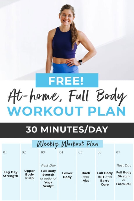 FREE Weekly Workout Plan (Full Videos) | Nourish Move Love