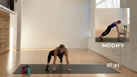 push up and wide climber tap