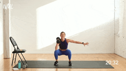 how to do a squat thruster