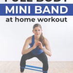 Pin for Pinterest of full body resistance band workout