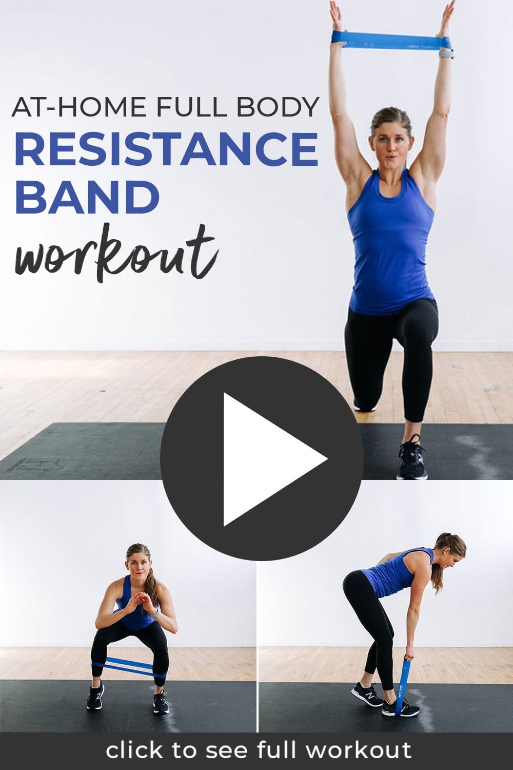 25-Minute Full Body Resistance Band Workout | Nourish Move Love