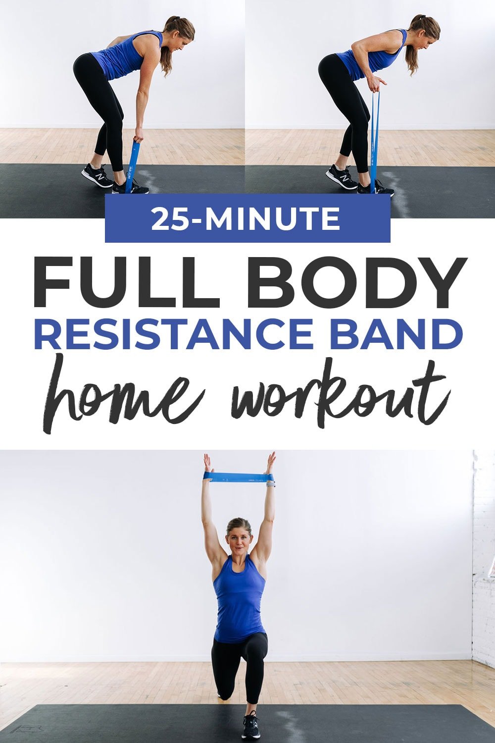 25-Minute Full Body Resistance Band Workout (Video) | Nourish Move Love