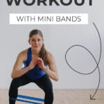 Pin for Pinterest of full body resistance band workout