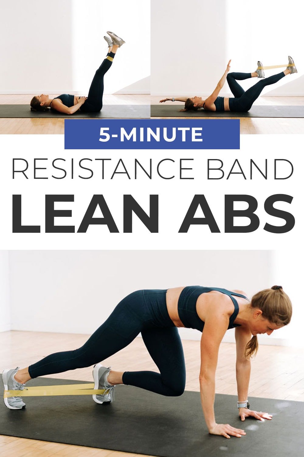 5Minute Resistance Band Ab Workout (Video)